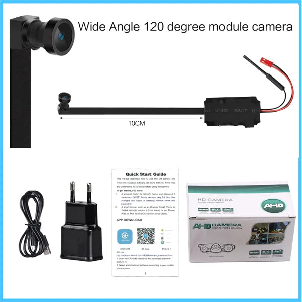 HD 4K 1080P Mini Wifi Camera Portable P2P Remote Control Wireless Camera Micro Motion Detection Motion DV Live Streaming