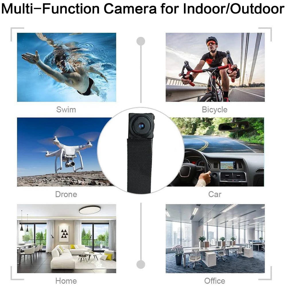HD 4K 1080P Mini Wifi Camera Portable P2P Remote Control Wireless Camera Micro Motion Detection Motion DV Live Streaming