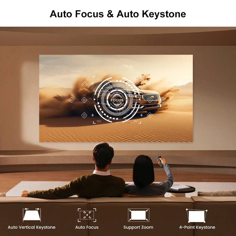 Touyinger L9W Ultra Android Projector 4K Mini Projectors full HD Cinema Video Proyector LED Home Theater Beamer Screen Bluetooth