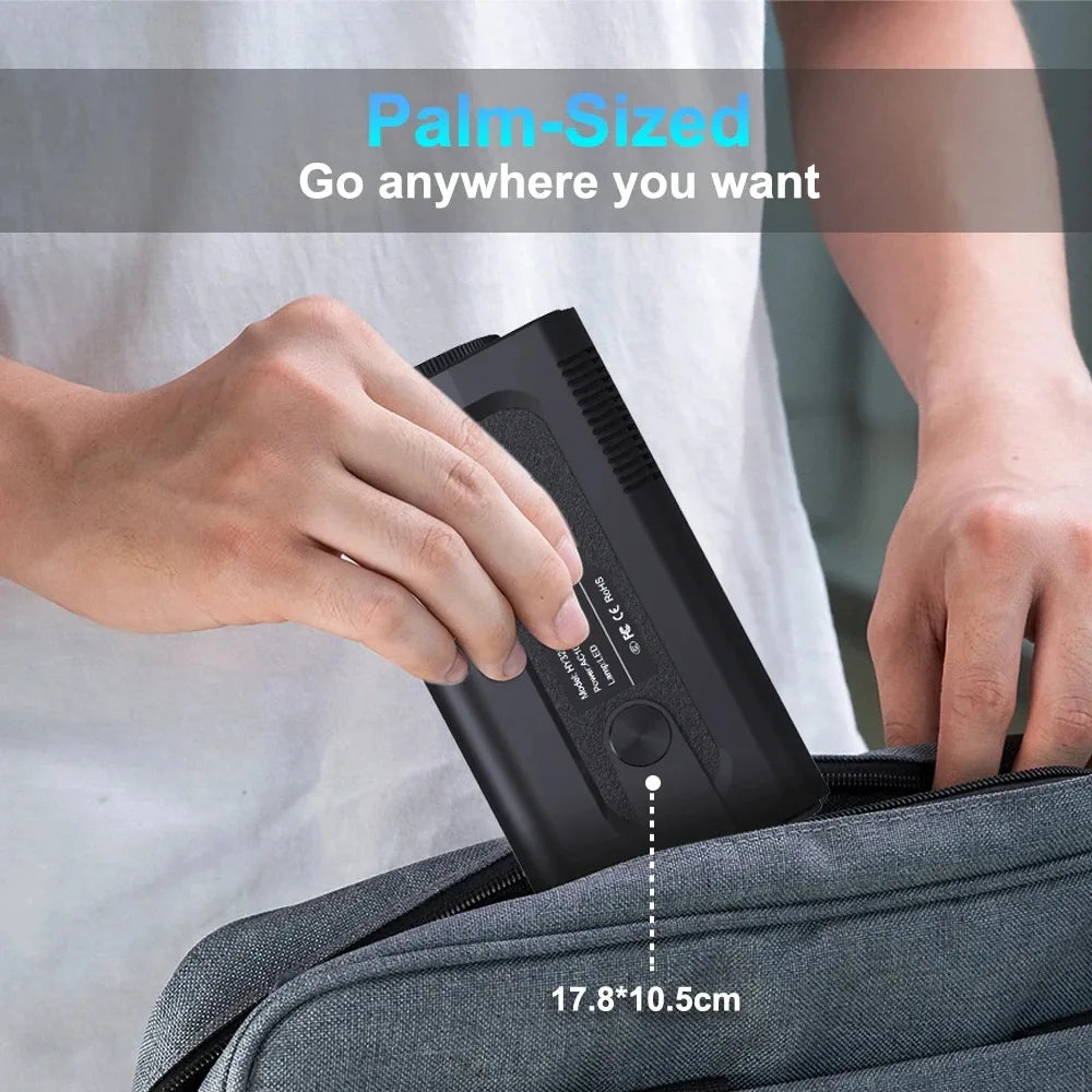 HY320 video projector 4k Native 720p Android Projectors 300ANSI Wifi Cinema Portable 180° Rotable 1080p Upgrated HY300