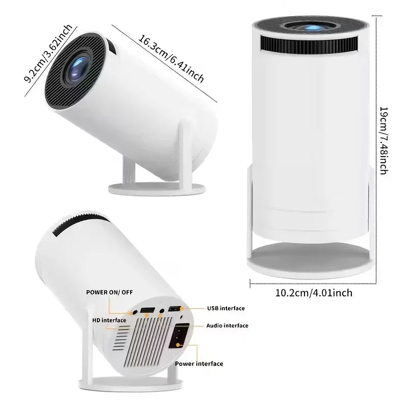 DEYSIN HY300 Plus HD Projector Portatil 4K 1280x720P Android Wifi LED Video Home Theater Cinema Phone Mini Games Proyector Movie